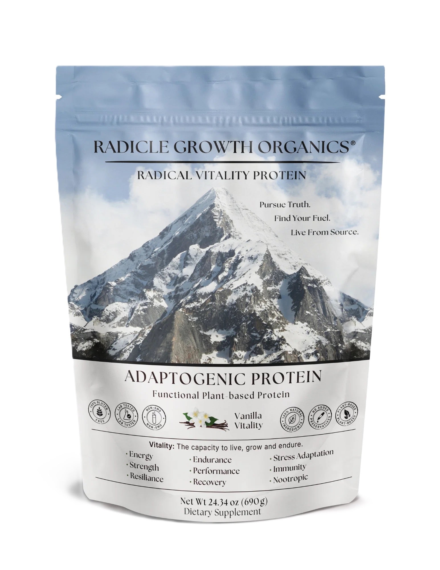 Radicle Growth Organics | Radical Vitality Protein