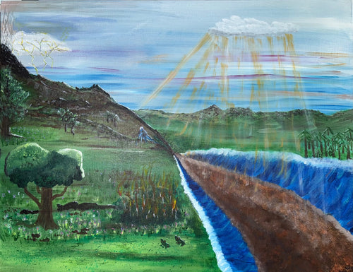 God's Provision — prophetic painting by Cheri B