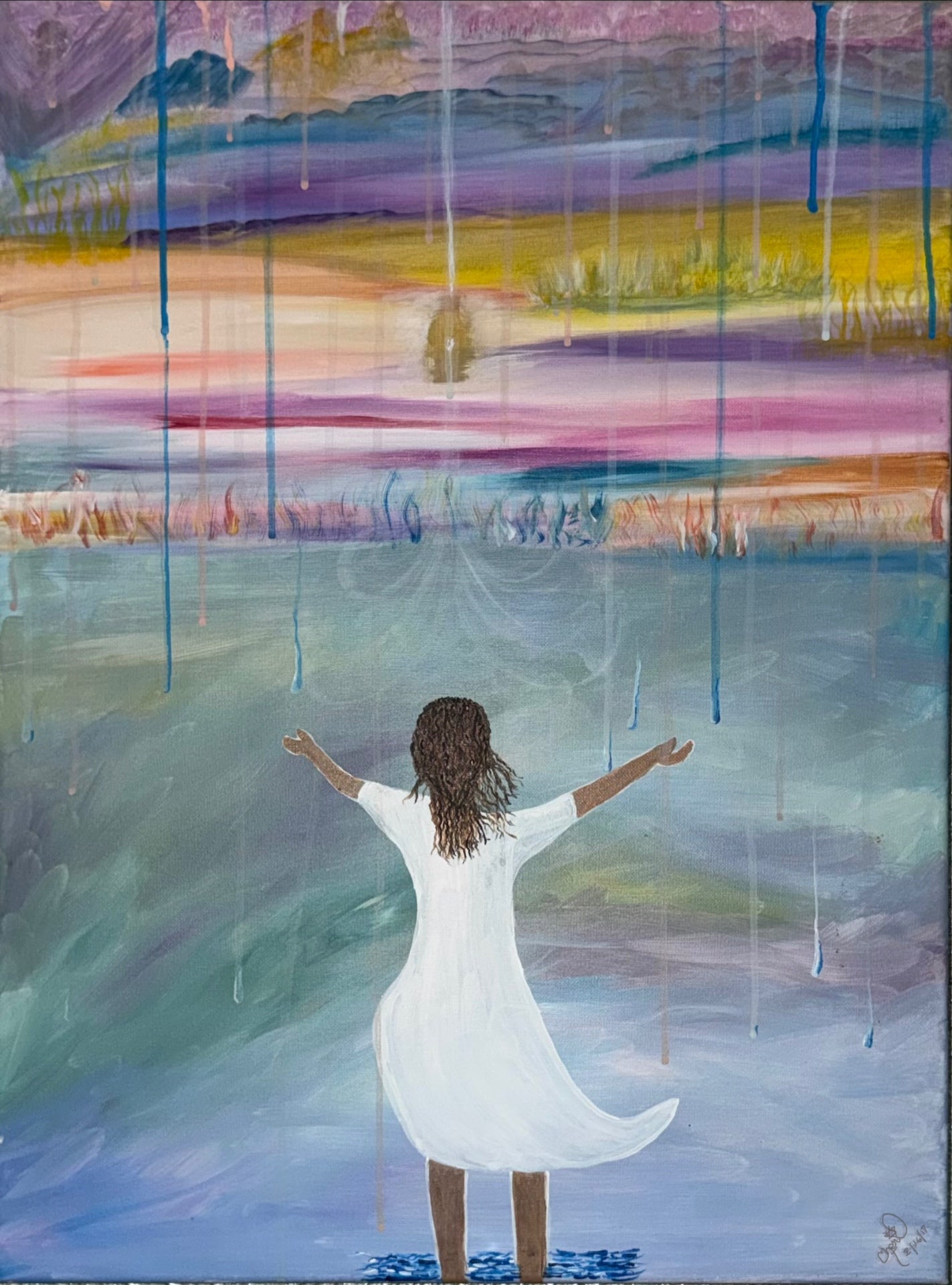 Holy Surrender — prophetic painting by Cheri B