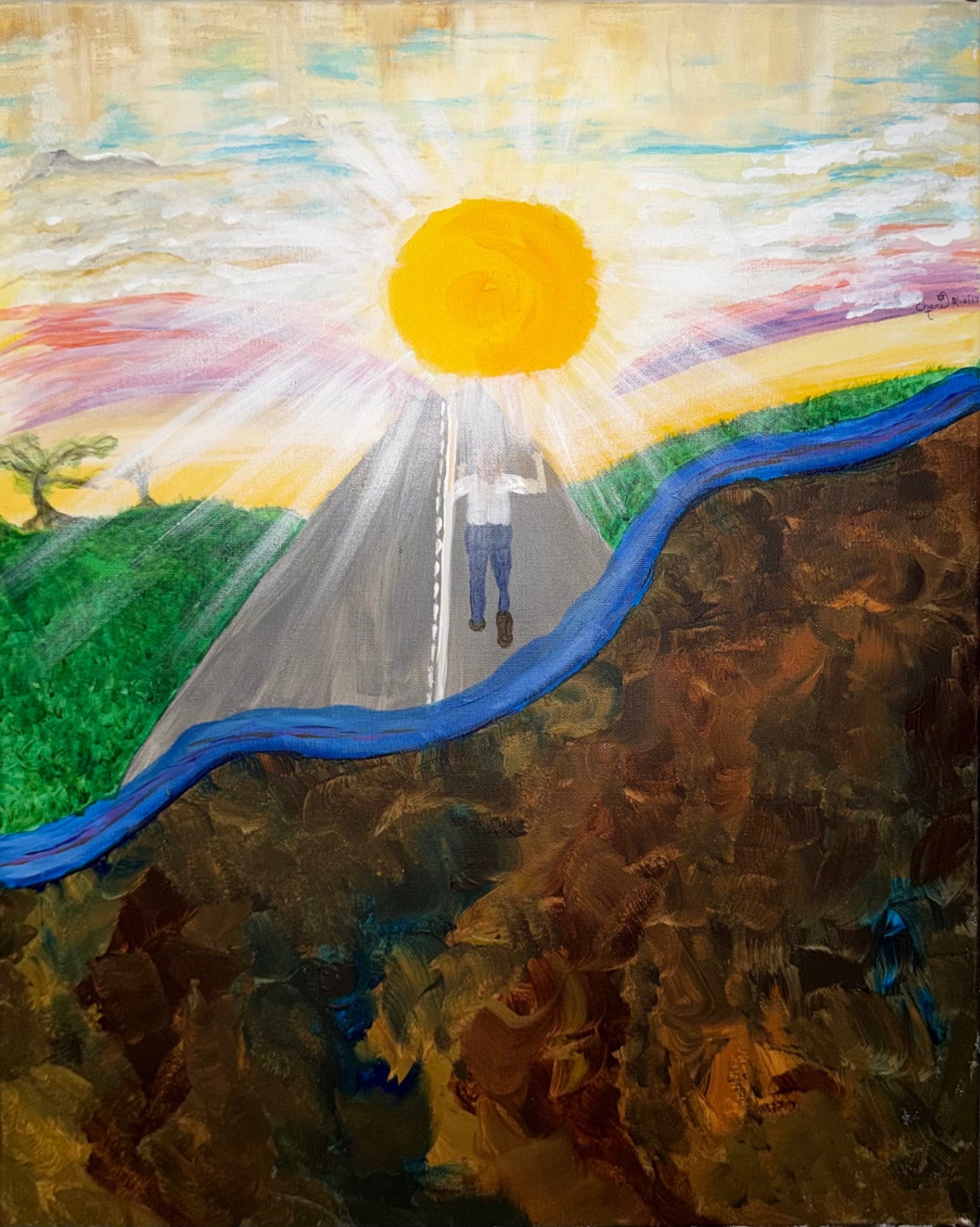 The Narrow Gate — prophetic painting by Cheri B