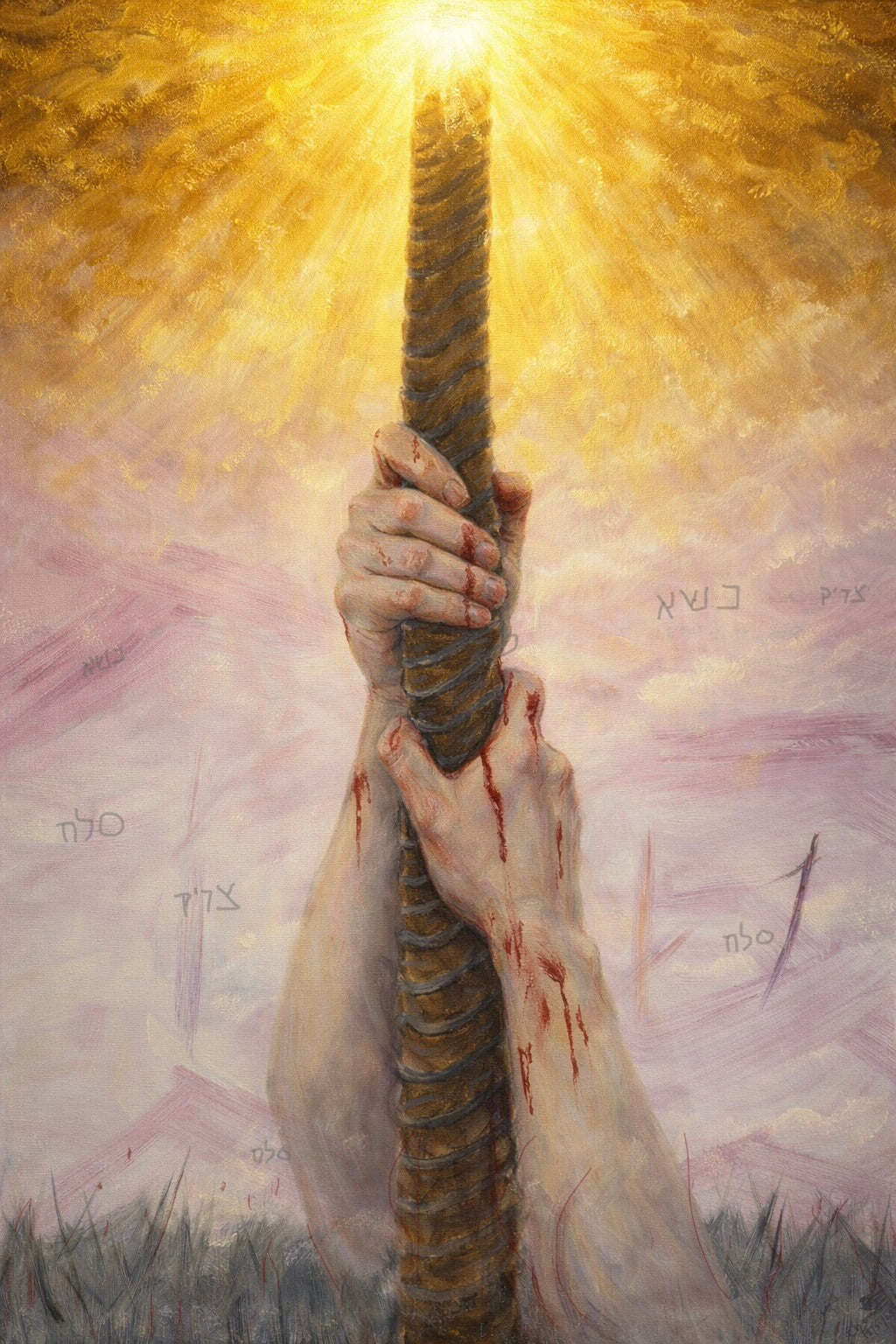 The Scarlet Cord — prophetic painting by Cheri B