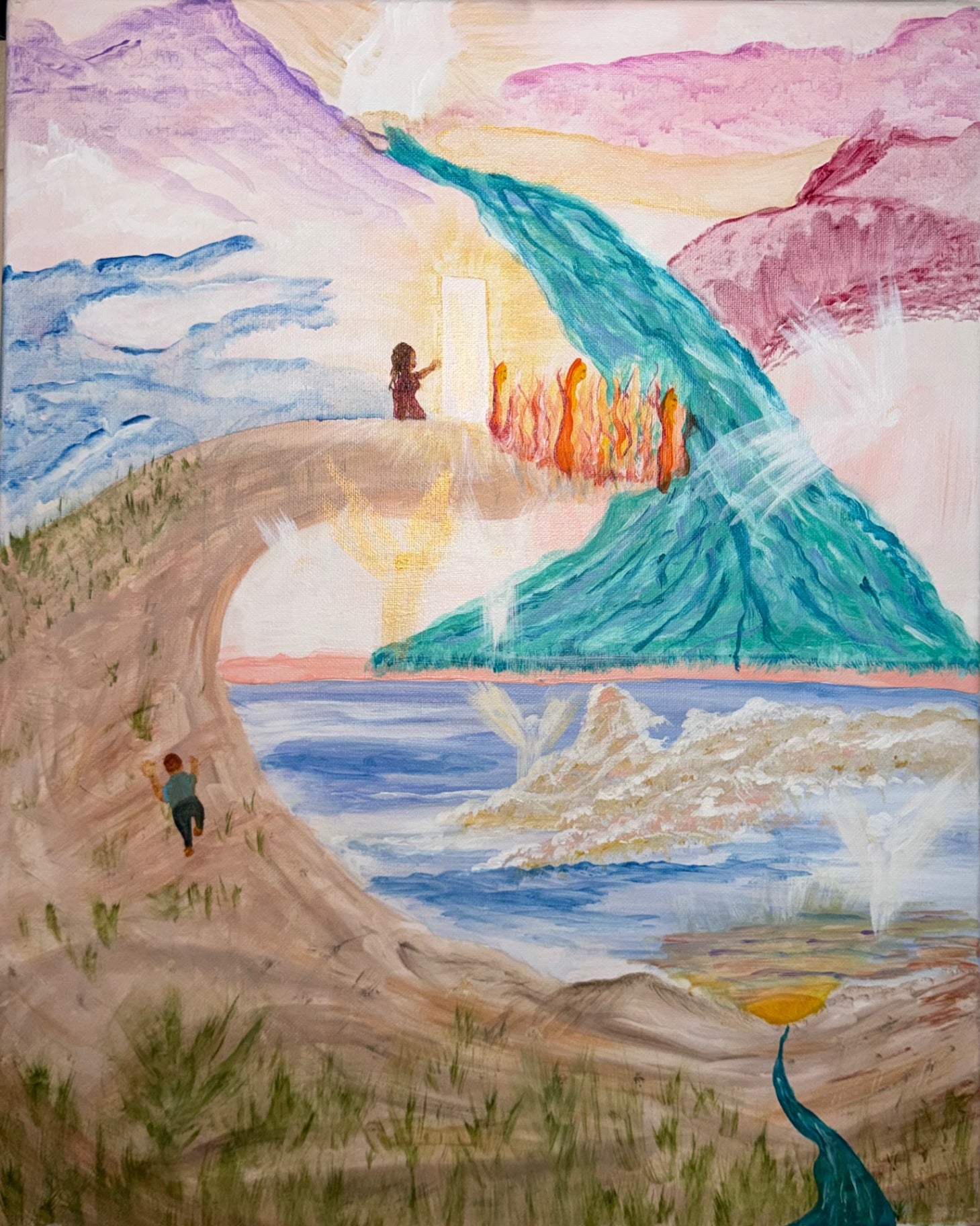 The Journey — prophetic painting by Cheri B