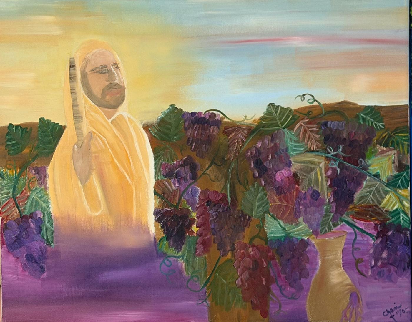 The Vineyard — prophetic painting by Cheri B